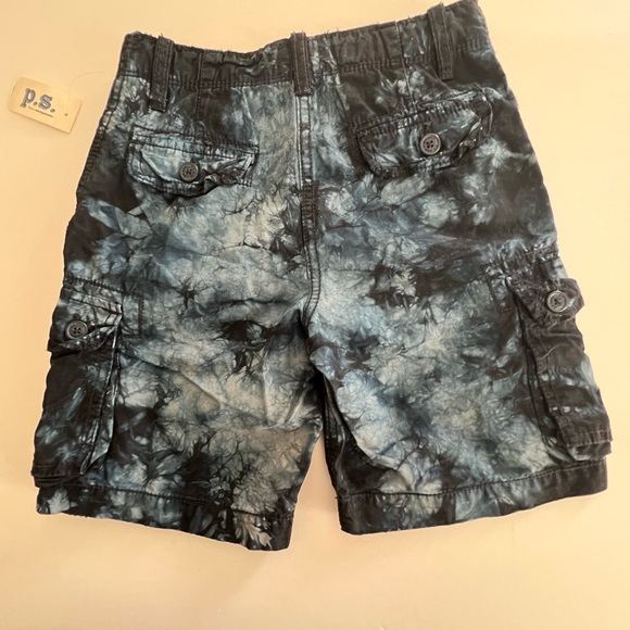 P.S. - Aeropostale Blue Denim Tie Dye Look swim trunks BOYS SIZE 5 - Picture 5 of 9